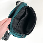 Vintage 90's Eagle Creek Teal Travel Gear Fanny Pack Waist Bag