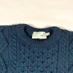 Vintage 90's Inisfree Knitwear Cable Knit Wool Fisherman Sweater