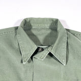 Vintage 60's Army Green Button Up Fatigue Shirt