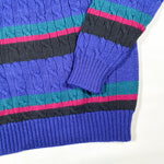 Vintage 90's Kipling Nassau Shop Striped Wool Sweater