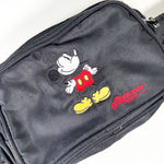Vintage 90's Mickey Mouse Black Embroidered Fanny Pack