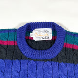 Vintage 90's Kipling Nassau Shop Striped Wool Sweater