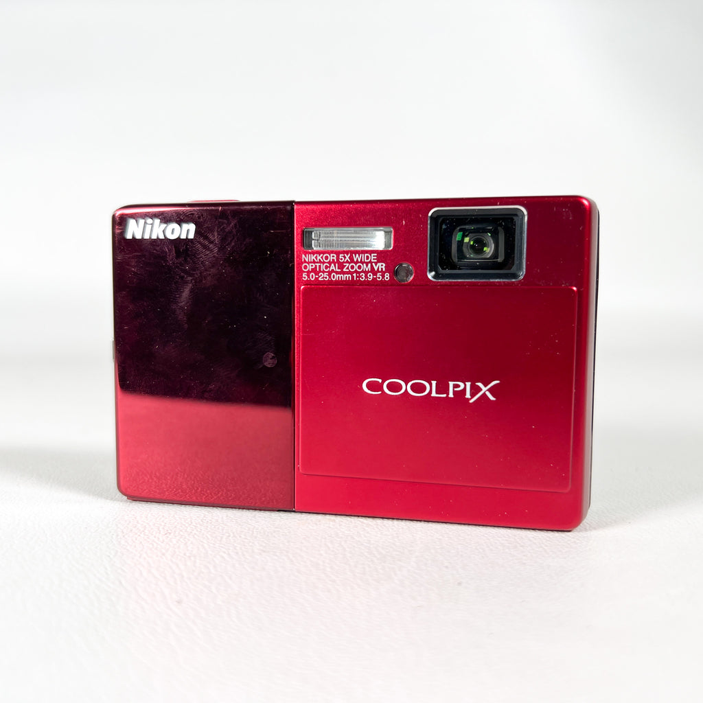 Vintage 2010 Nikon Coolpix S70 Red Digital Camera – CobbleStore