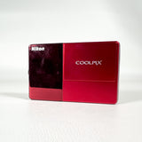 Vintage 2010 Nikon Coolpix S70 Red Digital Camera
