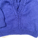 Vintage 50's Hand Knit Cable Sweater