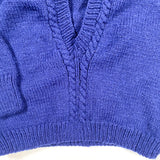 Vintage 50's Hand Knit Cable Sweater