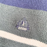 Vintage Y2K Izod Striped Cotton Crewneck Sweater