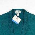 Vintage 1996 LL Bean Wool Cardigan Sweater