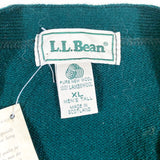 Vintage 1996 LL Bean Wool Cardigan Sweater