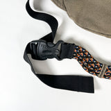Modern Y2K KAVU Soft Canvas Olive Green Rope Sling Bag
