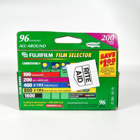 Vintage 2004 Fujifilm Super HQ 200 + X-TRA 400 4-Pack EXPIRED 35mm