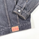 Vintage 90's Guess Black Jean Jacket