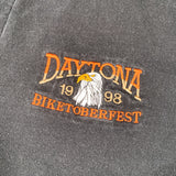 Vintage 1998 Daytona Biketoberfest Henley T-Shirt