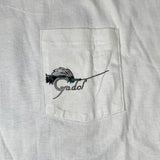 Vintage 90's Gadol Bass Fishing Don Ray Pocket T-Shirt