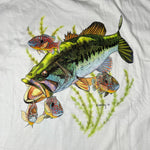 Vintage 90's Gadol Bass Fishing Don Ray Pocket T-Shirt