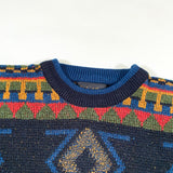 Vintage 90's Michael Gerald Aztec Crewneck Sweater