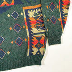 Vintage 90's Peter Jon Aztec Crewneck Sweater