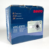 Modern 2008 Sanyo VPC-E870 8.1MP Digital Camera Kit Digital Camera