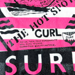 Vintage 90's Additions by Ronnie Pink Striped Surf Graphic T-Shirt