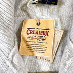 Modern Y2K Cremieux Deadstock Reindeer Winter Zip Wool Sweater