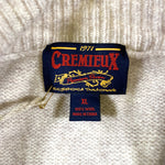 Modern Y2K Cremieux Deadstock Reindeer Winter Zip Wool Sweater