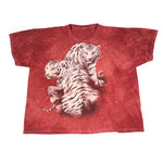 Modern 2011 The Mountain White Tiger Tie Dye T-Shirt