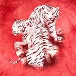 Modern 2011 The Mountain White Tiger Tie Dye T-Shirt