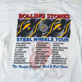 Vintage 1989 Rolling Stones Steel Wheels Tour T-Shirt