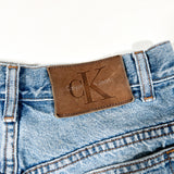 Vintage 90's Calvin Klein Light Wash Denim Shorts