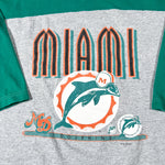 Vintage 1993 Miami Dolphins Colorblock Jostens T-Shirt