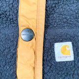 Modern Y2K Carhartt Sherpa Fleece Snap Vest