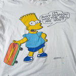 Vintage 1989 Bart Simpson “Who the Hell Are You?” T-Shirt