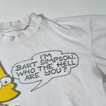 Vintage 1989 Bart Simpson “Who the Hell Are You?” T-Shirt