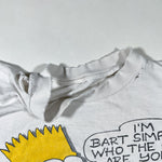Vintage 1989 Bart Simpson “Who the Hell Are You?” T-Shirt