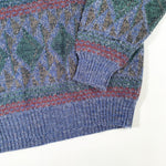 Vintage 80's Sears Western Pattern Crewneck Sweater