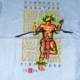 Vintage 1994 Nike Honolulu Marathon Finisher T-Shirt
