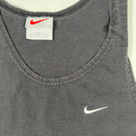 Vintage 90's Nike Black USA Made Mini Swoosh Tank Top T-Shirt