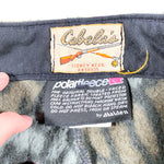 Vintage 80's Cabelas Tree Camo Fleece Pants