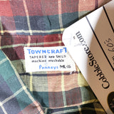 Vintage 70's Penneys Towncraft Plaid Button Up Shirt