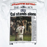 Vintage 90's Cal Ripken 2,131 Baltimore Orioles Baseball T-Shirt
