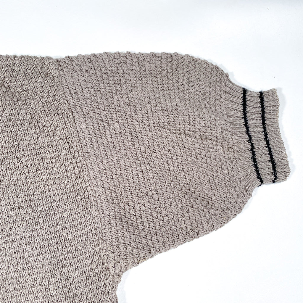 Vintage 80's Cuddle Knit Short Sleeve Sweater