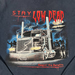 Modern Y2K Stay Low Dead "Reepin' the Benefits" Truck Graphic T-Shirt