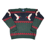 Vintage 80's Woolrich Mallard Duck Wool Sweater