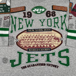 Vintage 90's New York Jets Super Bowl III Champs All Over Print T-Shirt