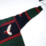 Vintage 80's Woolrich Mallard Duck Wool Sweater