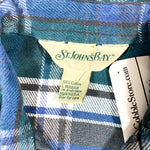 Vintage 80's St. Johns Bay Plaid Flannel Shirt