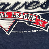 Vintage 1992 Atlanta Braves Trench National League T-Shirt