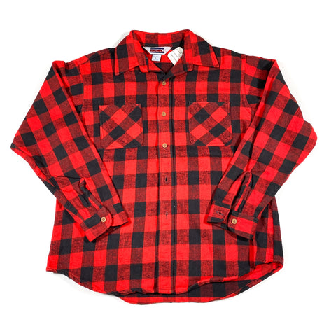 Vintage 90's Big Mac Heavyweight Buffalo Plaid Flannel Shirt