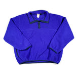 Vintage 90's LL Bean Script Snap Fleece Sweatshirt