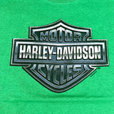 Modern 2018 Harley-Davidson Richmond VA Green Logo T-Shirt